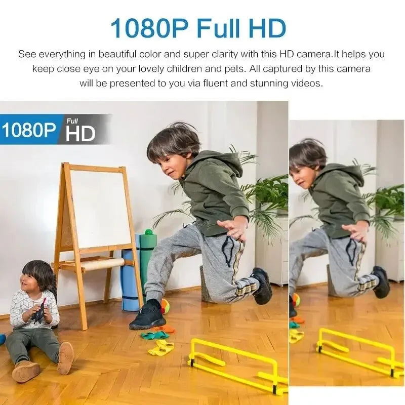 Mini cámara X5 inalámbrica 1080P, videocámara de seguridad con visión nocturna y detección de movimiento, mini cámara para el hogar inteligente.