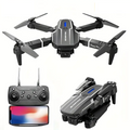 Dron cuadricóptero E88 con cámaras HD duales - Negro (cámara HD dual)
