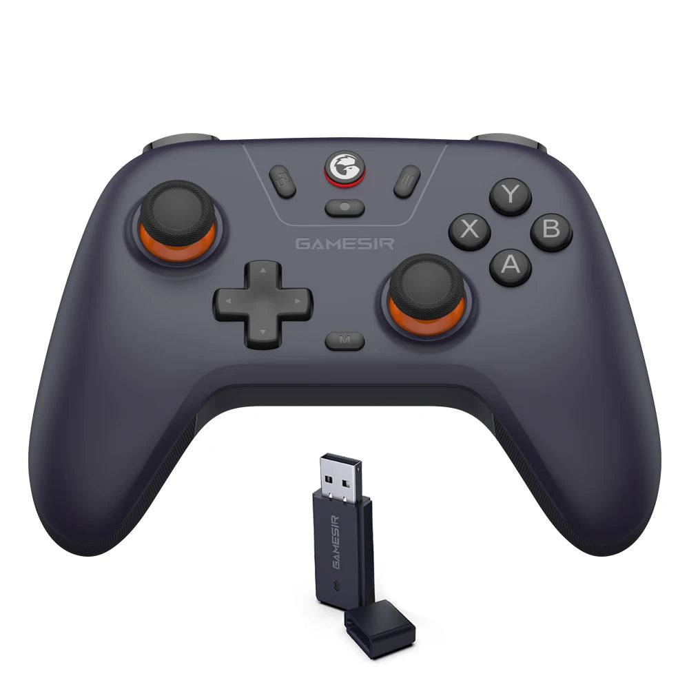 Mando inalámbrico GameSir Nova Lite con Bluetooth, dongle y conexión por cable para juegos de Switch, Android, iOS, PC y Steam.