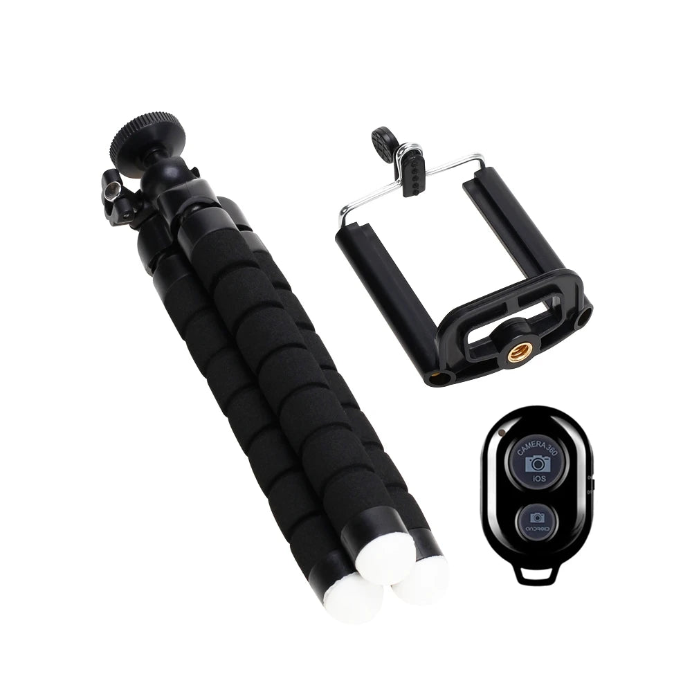 Trípodes Trípode (Tripie)  para teléfono móvil Soporte para cámara Clip Smartphone Monopié Soporte de trípode Octopus Mini trípode Stativ para teléfono