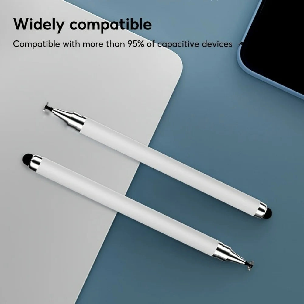 Lápiz óptico universal 2 en 1 (1/2 unidades) para tablet, móvil, Android, iOS, iPad, accesorios para tablet, lápiz táctil capacitivo para pantalla.