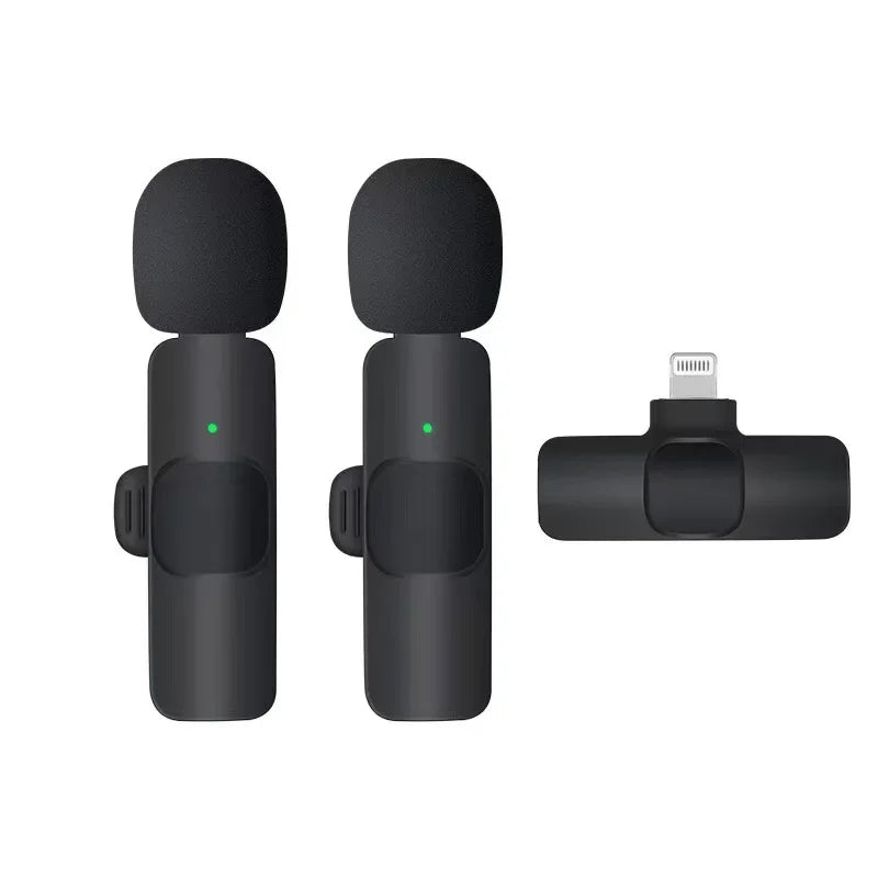 Micrófono de solapa inalámbrico Mini USB-C con reducción de ruido para iPhone y Android, ideal para transmisiones en vivo y entrevistas. Micrófono portátil de mano.