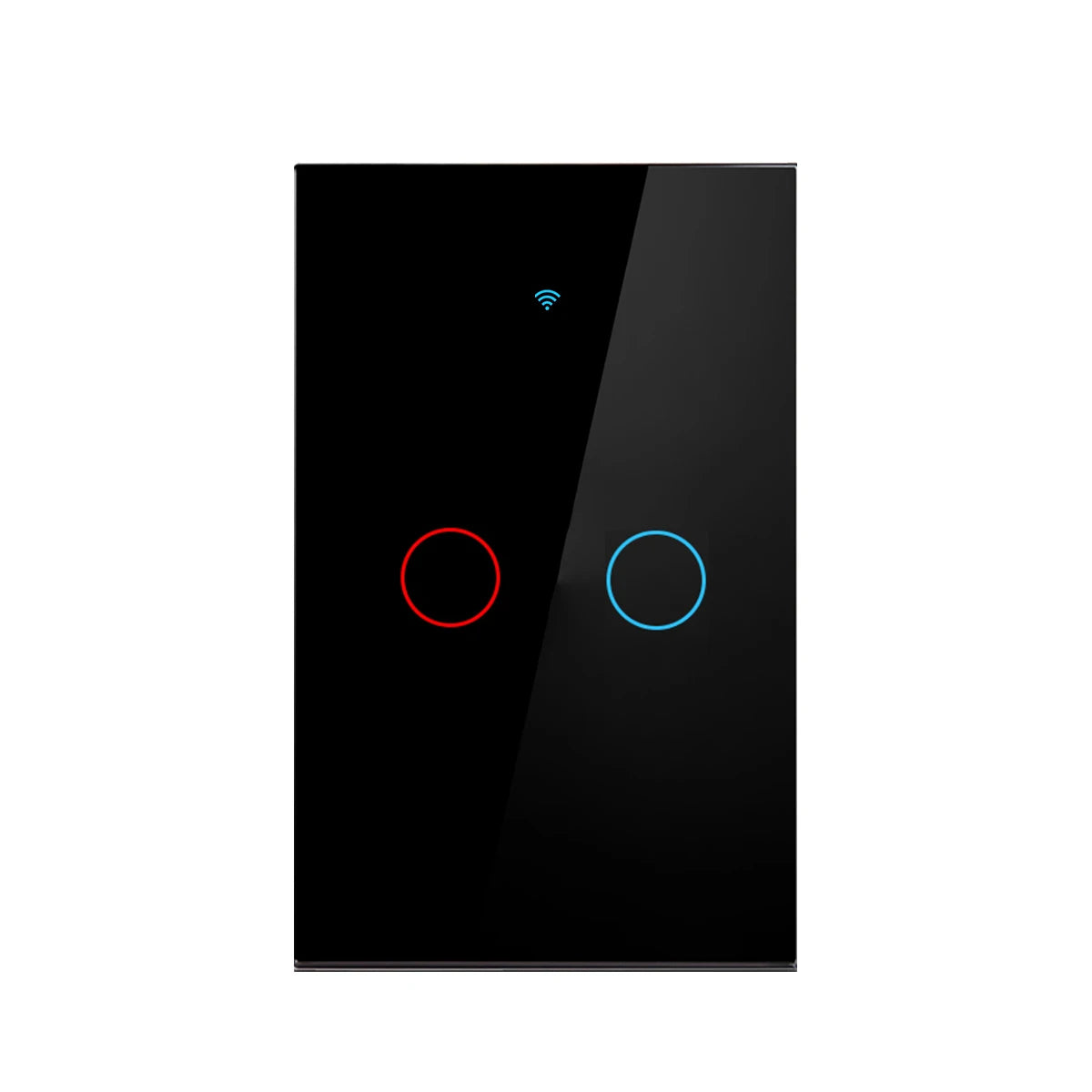 Interruptor de luz inteligente Tuya WiFi para EE. UU. Cable neutro/No requiere cable neutro Interruptor táctil de pared tipo 120 Funciona con Alexa, Google Home
