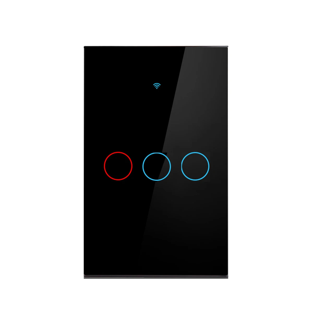 Interruptor de luz inteligente Tuya WiFi para EE. UU. Cable neutro/No requiere cable neutro Interruptor táctil de pared tipo 120 Funciona con Alexa, Google Home