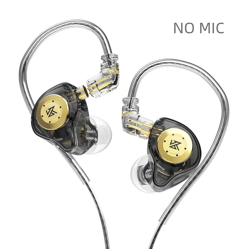 Auriculares KZ EDX PRO de 10 mm con circuito magnético dual y controlador dinámico, auriculares HIFI con graves potentes, auriculares deportivos con cancelación de ruido KZ ZSTX ZSN PRO ZAS