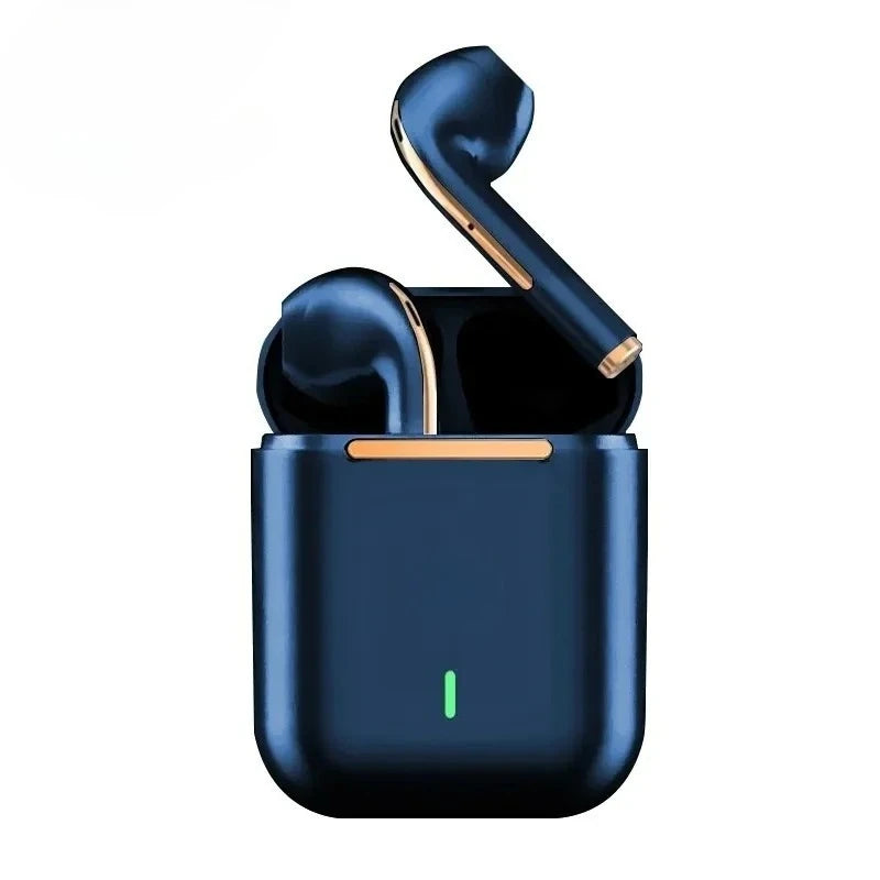 Auriculares inalámbricos J18 In-Ear TWS Bluetooth, auriculares deportivos HiFi estéreo para juegos, resistentes al agua con micrófono.