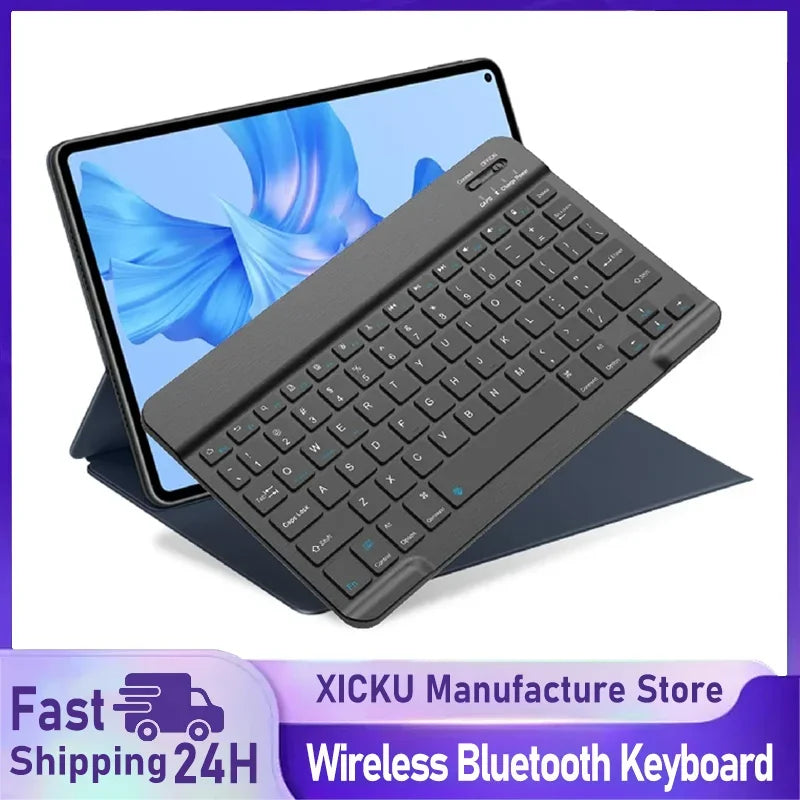 Teclado Bluetooth para iPad de 10.ª generación, iPad Pro de 13, 12, 11, 10, 9, 8 y 7 pulgadas, iPad Air de 13, 11.ª generación, iPad Mini, tabletas Samsung y Xiaomi.