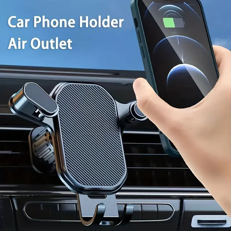 Soporte para teléfono de coche para dispositivos móviles de 4,7 a 6,7 pulgadas, clip de montaje para rejilla de ventilación, soporte para móvil, smartphone, GPS, iPhone, Samsung, Xiaomi