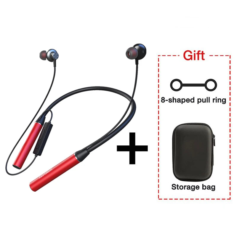Auriculares inalámbricos Bluetooth con 180 horas de autonomía, graves potentes, micrófono, diadema estéreo, auriculares deportivos con ranura para tarjeta TF.