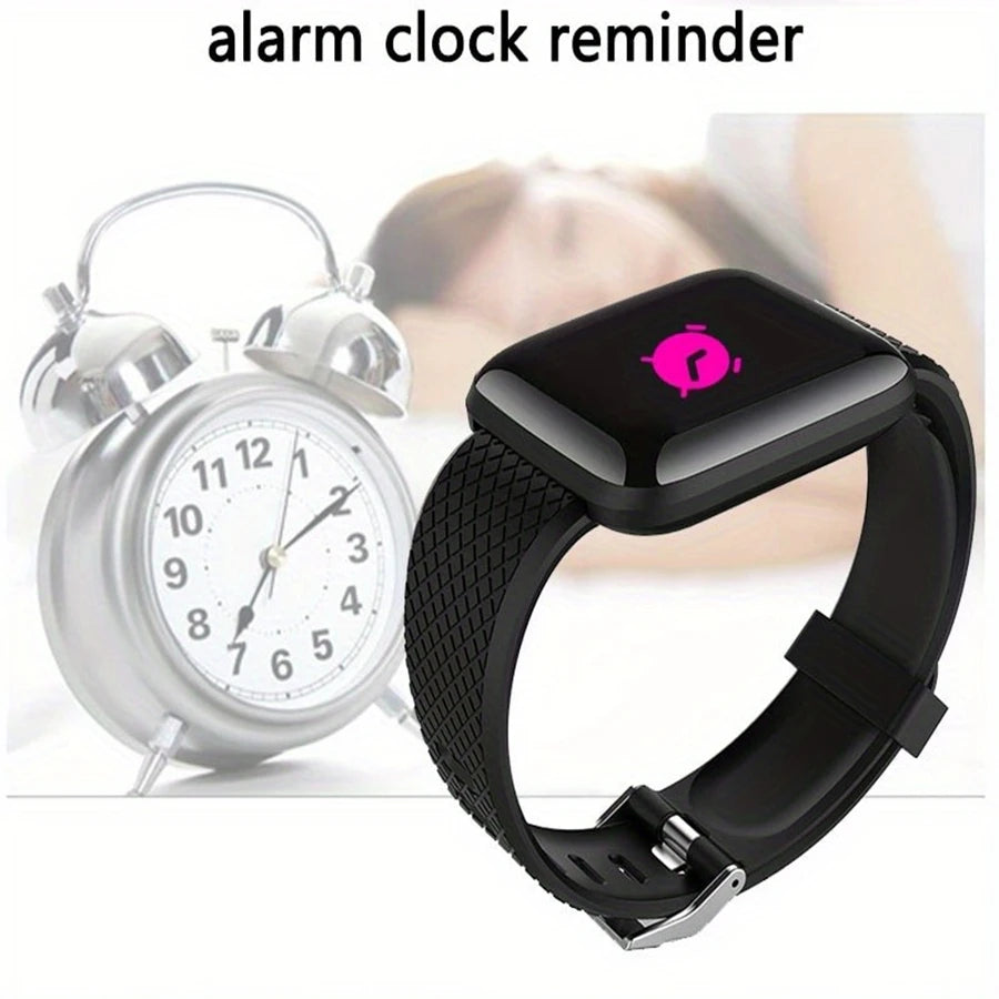 Smartwatch para hombre y mujer con monitor de actividad física, regalo de cumpleaños y reloj electrónico para Android/iOS.