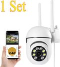 Cámara de seguridad PTZ inalámbrica IP Wifi de 8MP con zoom 4X, seguimiento, audio bidireccional y cámara HD a color con visión nocturna.