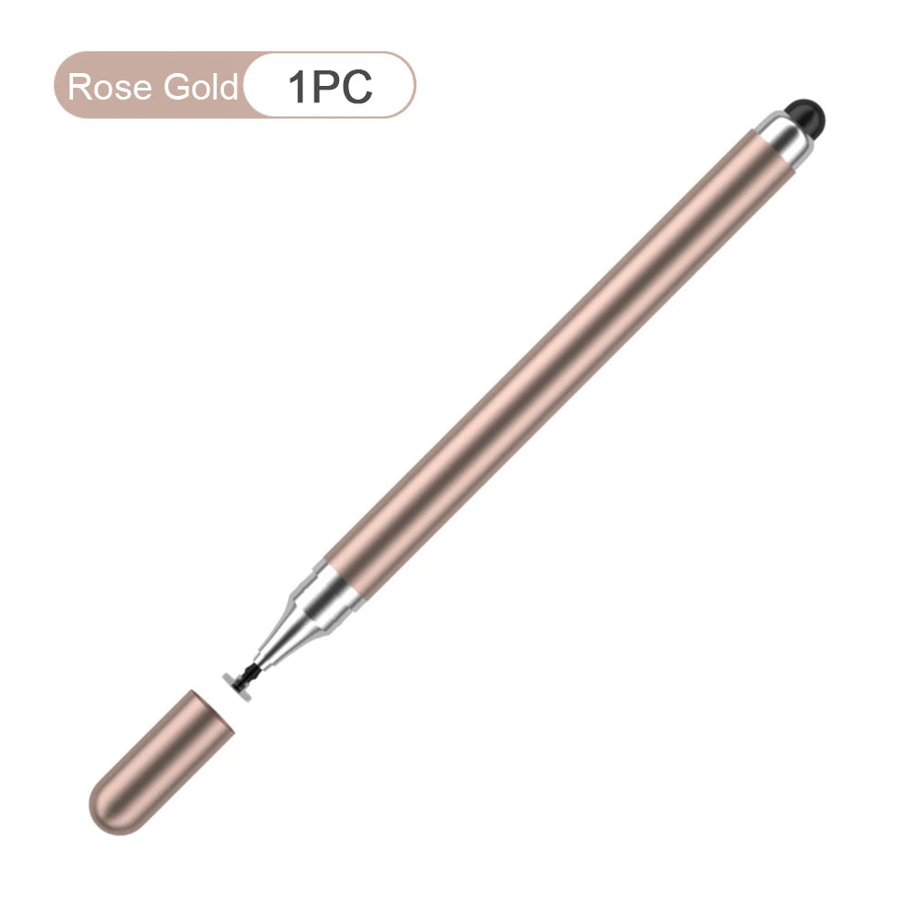 Lápiz óptico universal 2 en 1 (1/2 unidades) para tablet, móvil, Android, iOS, iPad, accesorios para tablet, lápiz táctil capacitivo para pantalla.