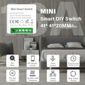Mini interruptor WiFi/Zigbee3.0 DIY para hogar inteligente, módulo de interruptor inteligente de control de 2 vías, compatible con Tuya, Alexa, Google Home y Alice.