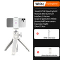 Trípode mini Ulanzi MT-08, color blanco, plegable, monopié, con montura de 1/4'', universal para DSLR, Android, iPhone y smartphones.