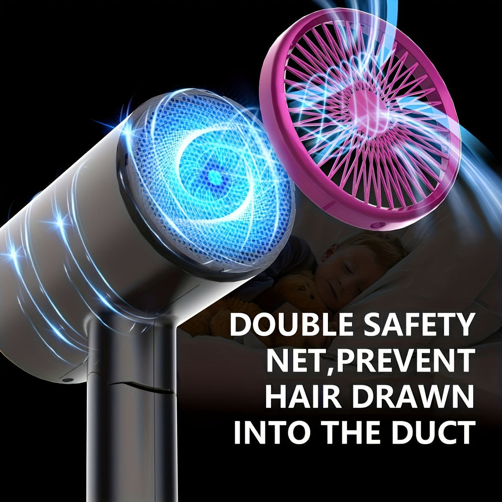 Secador de pelo plegable de alta potencia para viajes (1800W)