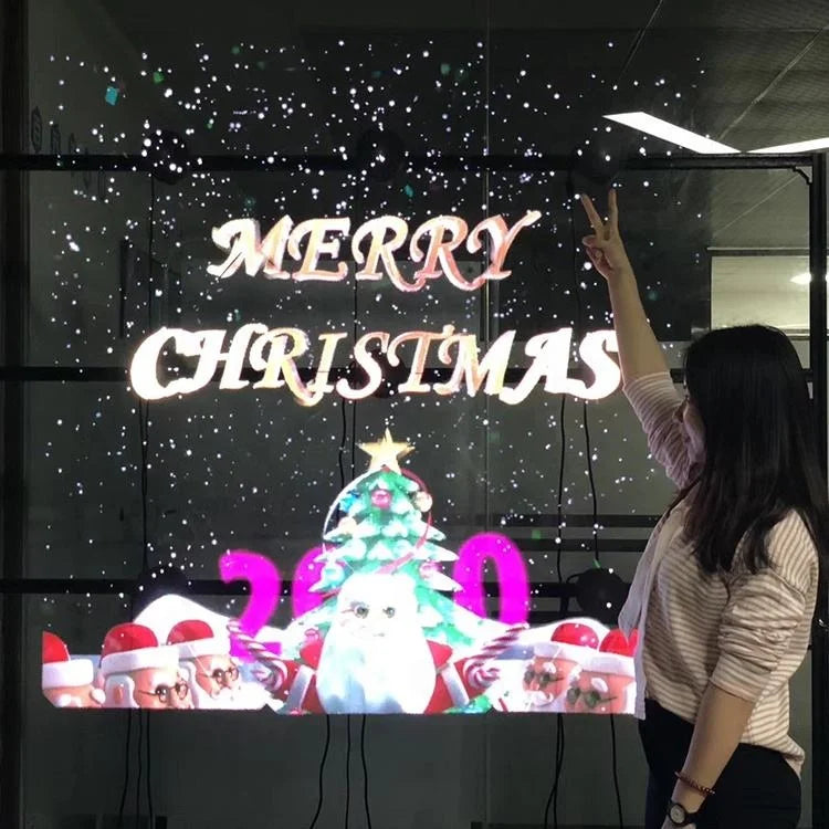 Pantalla LED 3D de alta calidad, Wifi, 65-75 cm, 3x3, Robot, Altura Humana, Holo, Video Wall, Ventilador Holográfico con Bluetooth