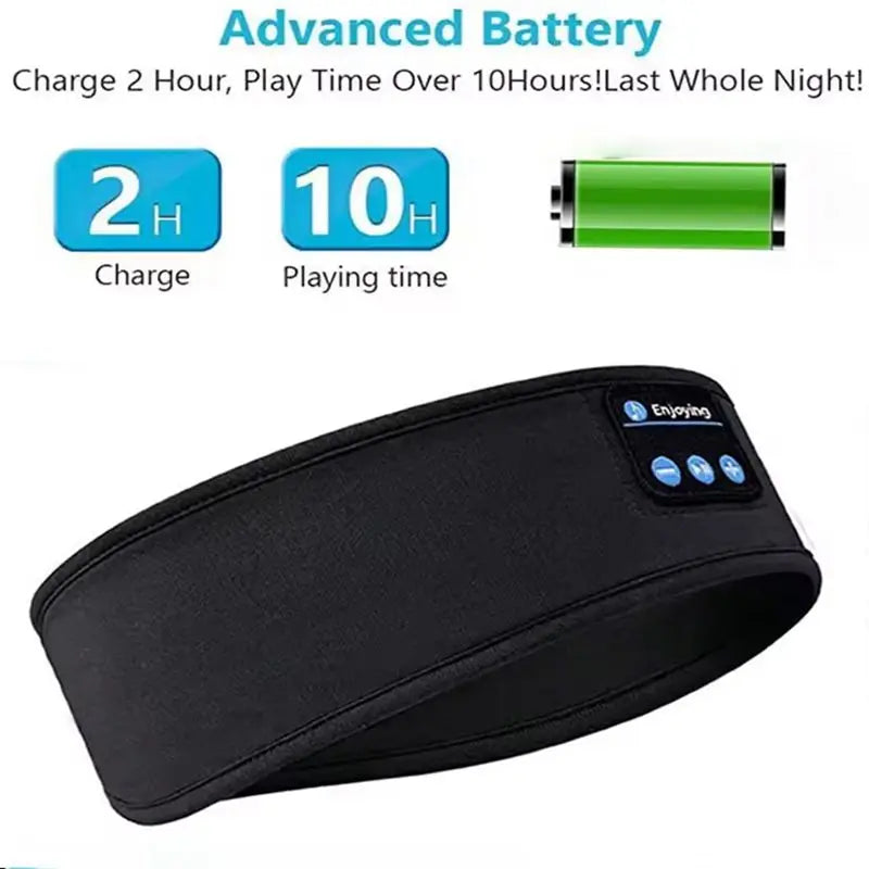 Nuevos auriculares inalámbricos Bluetooth para dormir, auriculares musicales, antifaz para dormir, diadema deportiva para correr al aire libre, diadema para yoga