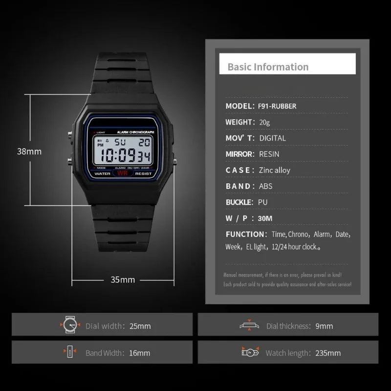 Reloj deportivo militar analógico-digital de lujo para hombre, con pantalla LED, resistente al agua, para niños y mujeres, con alarma y brazalete.