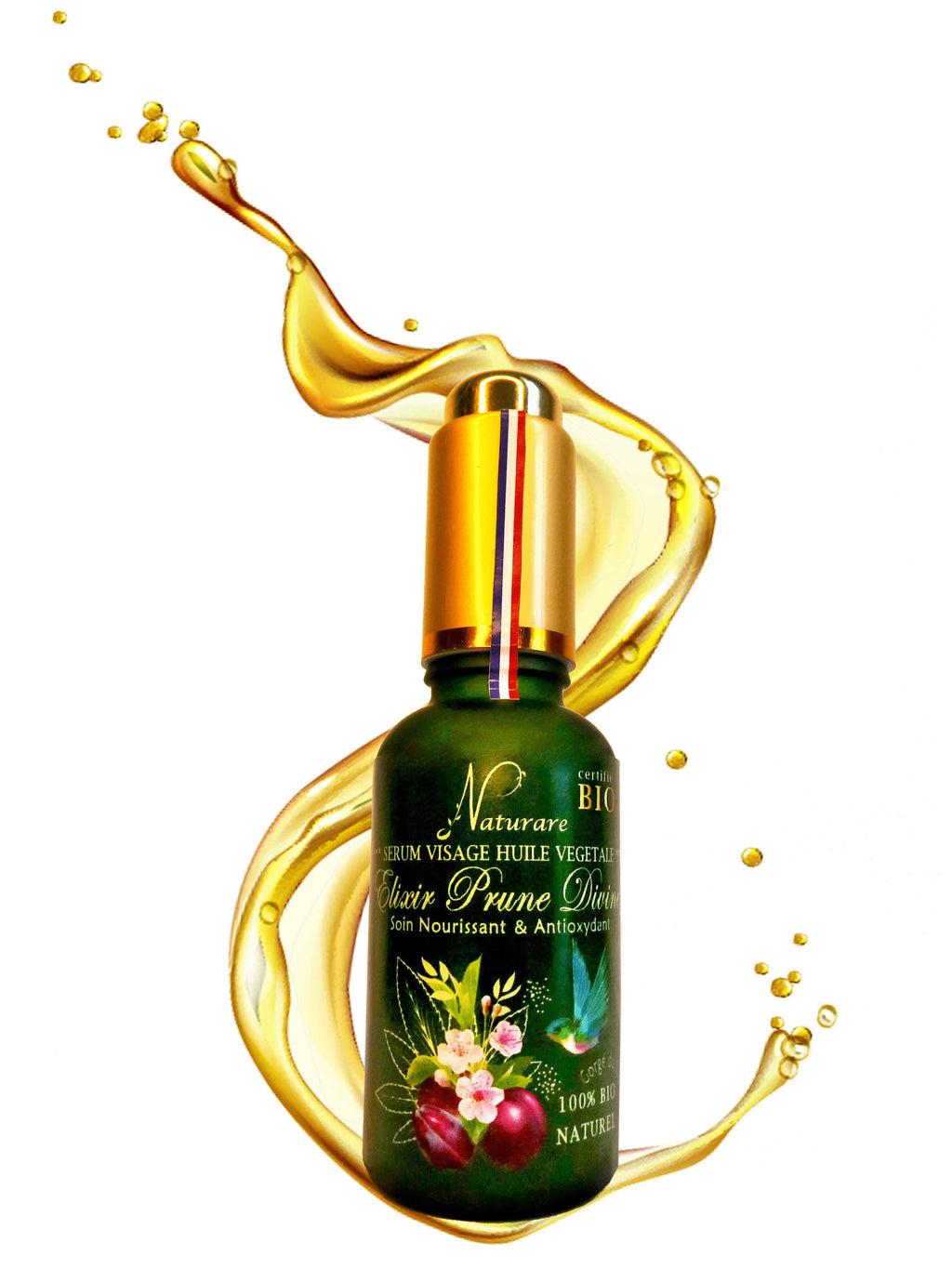 DROP - ORGANIC DIVINE PLUM ELIXIR - Vegetable Oil Serum, Food Supplement-0
