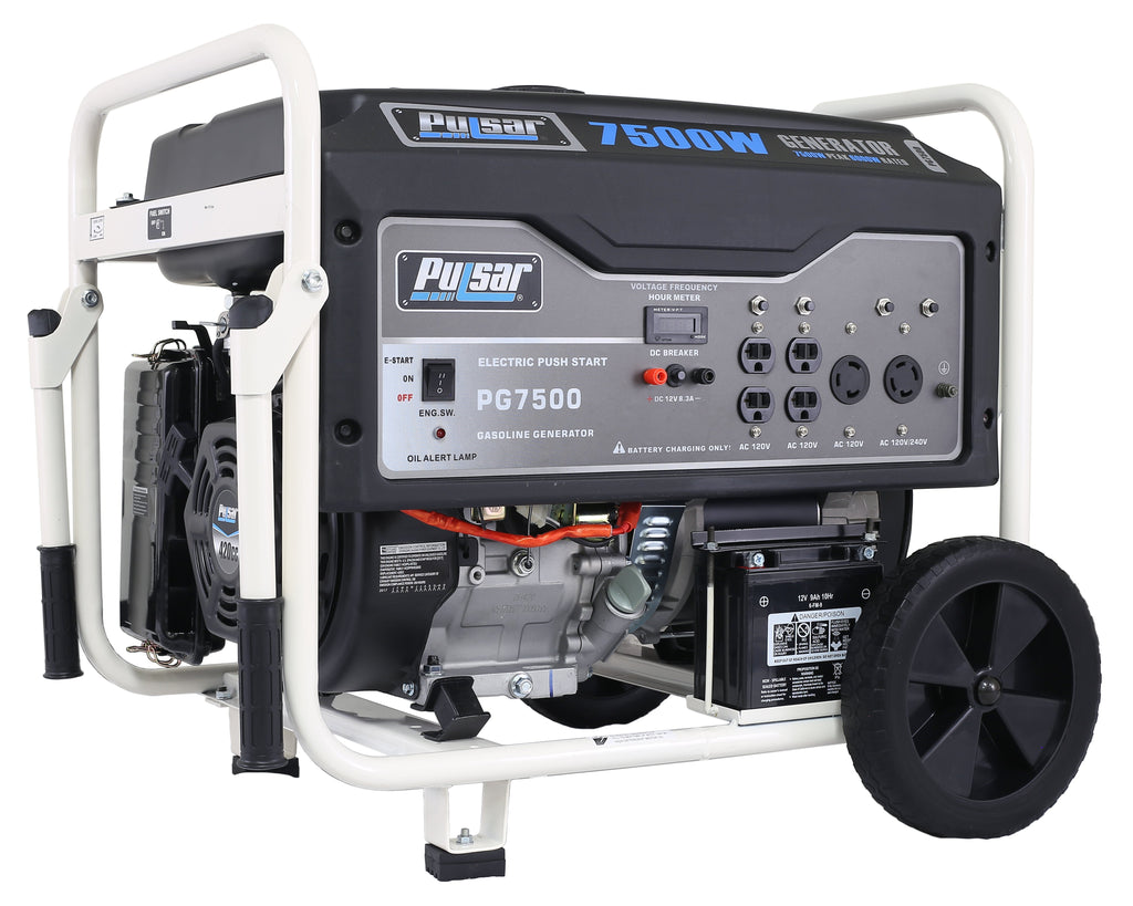 Gas Powered Generator Pulsar 7500W