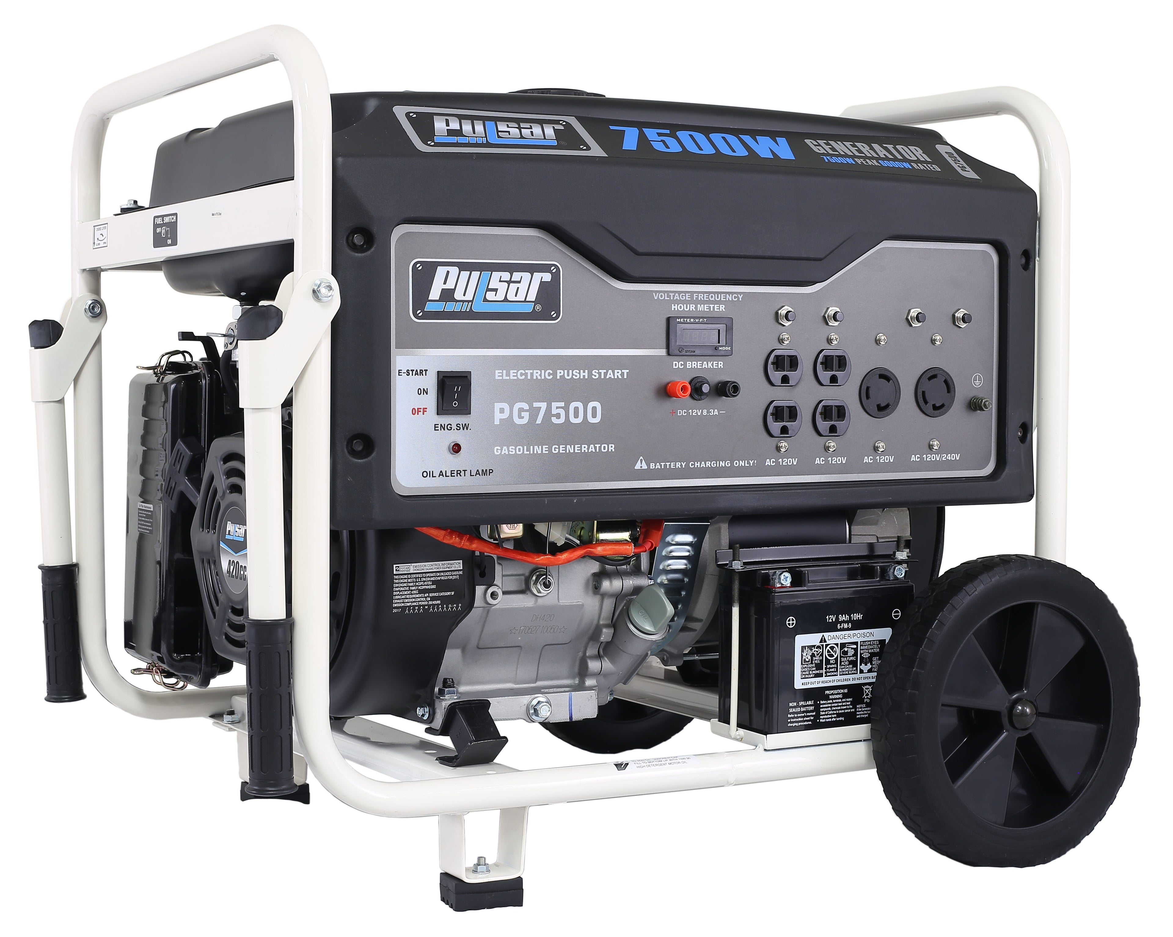 Gas Powered Generator Pulsar 7500W