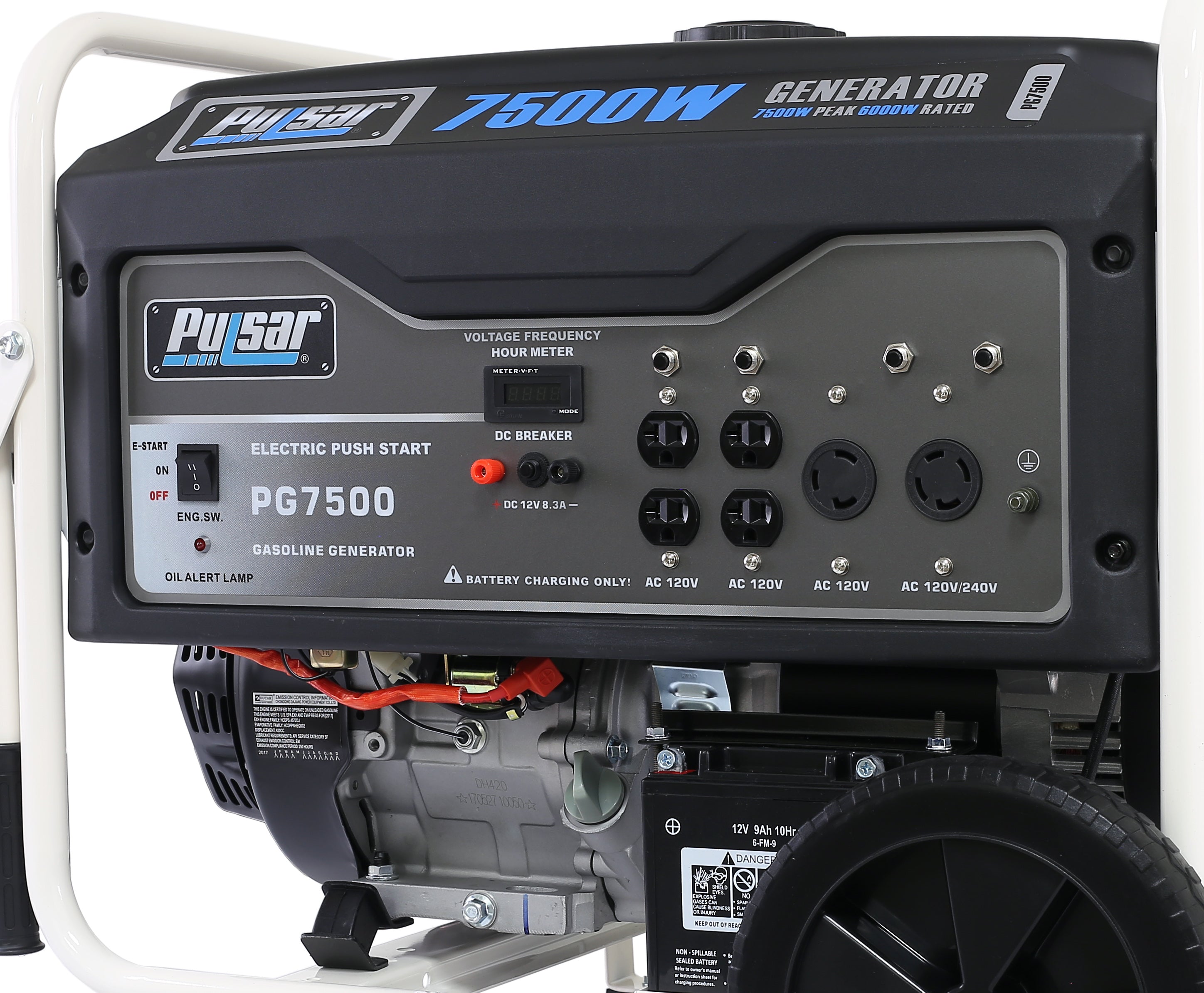 Gas Powered Generator Pulsar 7500W